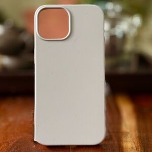 iPhone 15 case - pastel grey